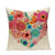 Coussin Coeur Fleur | Housse Déco