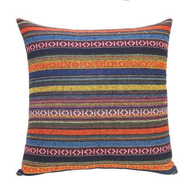 Coussin Coloré Bohème | Housse Déco