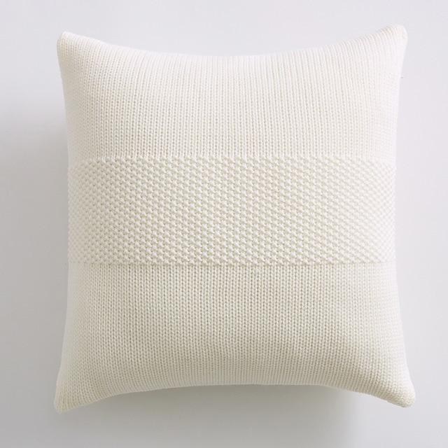 Coussin Coton Blanc | Housse Déco