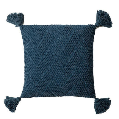 Coussin Coton Bleu | Housse Déco