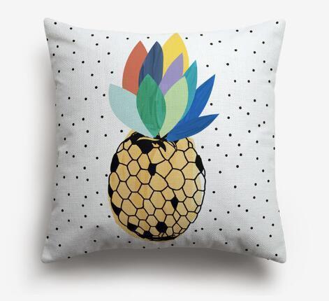 Coussin de salon Ananas | Housse Déco