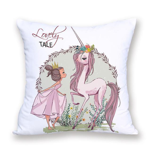 Coussin de Sol Licorne | Housse Déco