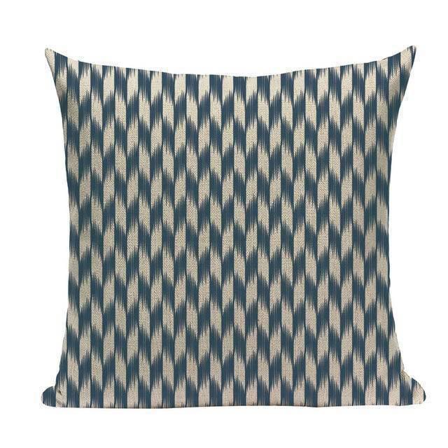 Coussin Déco Bleu Canard | Housse Déco