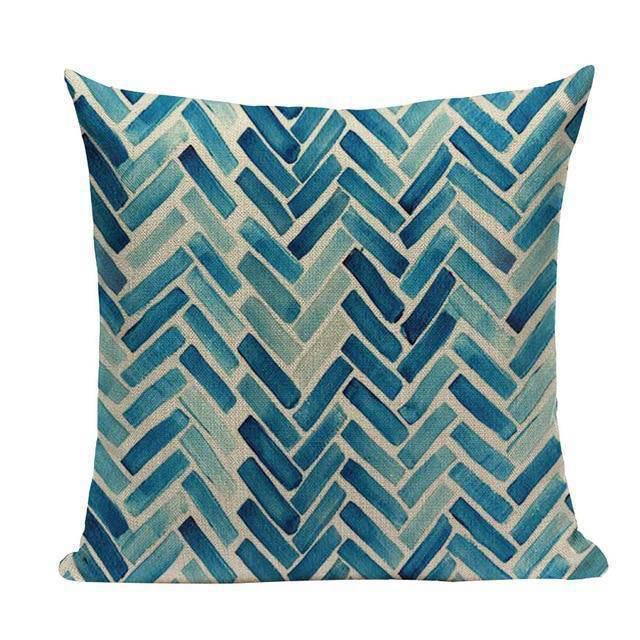 Coussin Déco Bleu Ciel | Housse Déco