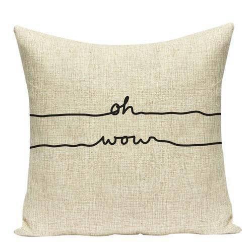 Coussin Deco Citation | Housse Déco