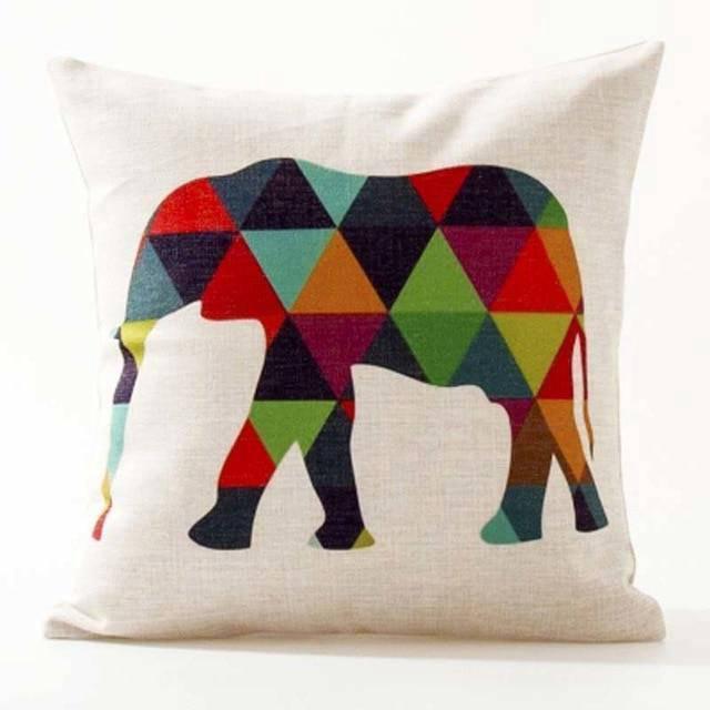 Coussin Déco Éléphant | Housse Déco