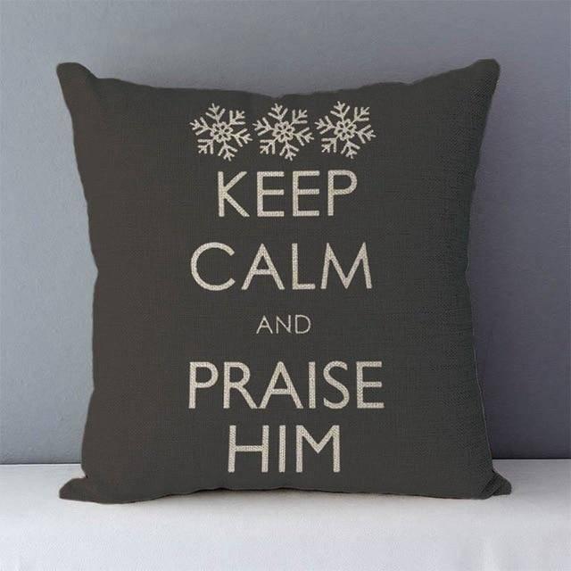 Coussin Déco Keep Calm | Housse Déco