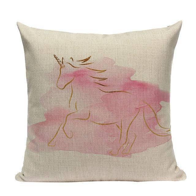 Coussin Déco Licorne | Housse Déco