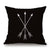 Coussin Déco pour Canapé Noir | Housse Déco