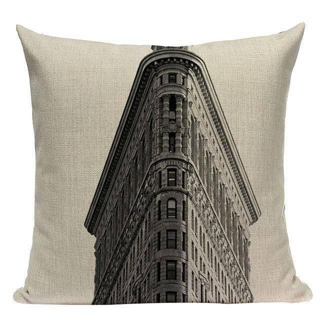 Coussin Deco Salon Noir et Blanc | Housse Déco