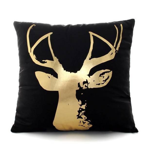Coussin Déco Tête de Cerf | Housse Déco