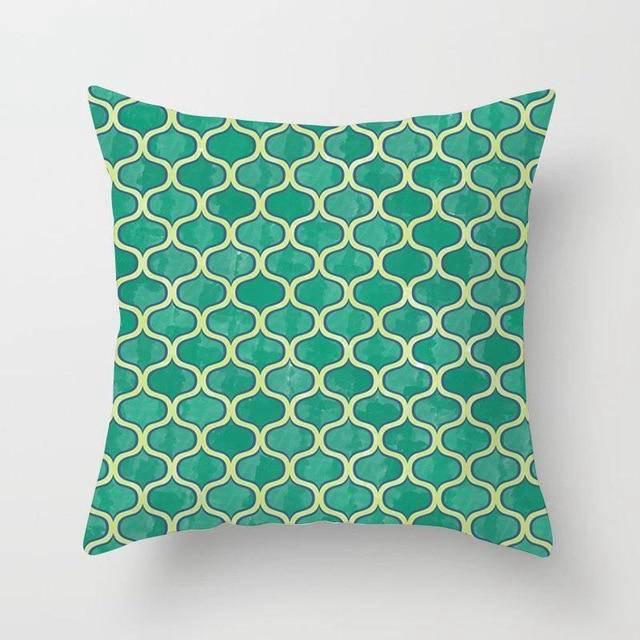 Coussin Déco Vert Anis | Housse Déco