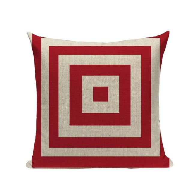 Coussin Décoratif Rouge | Housse Déco
