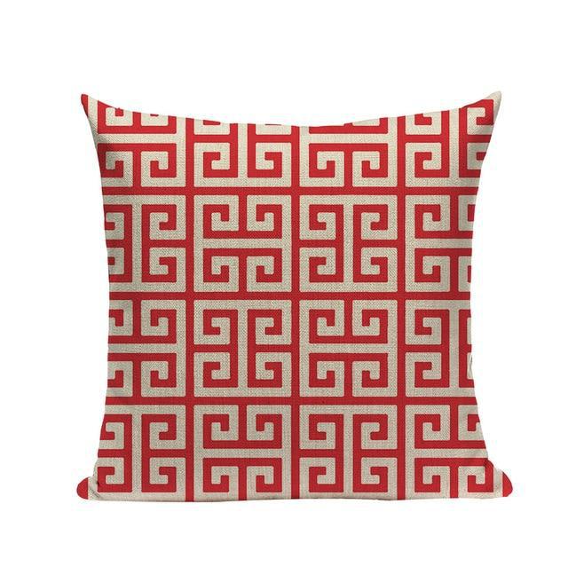 Coussin Décoration Rouge | Housse Déco