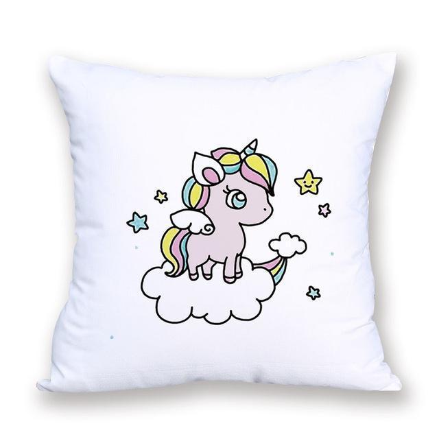 Coussin Doudou Licorne | Housse Déco