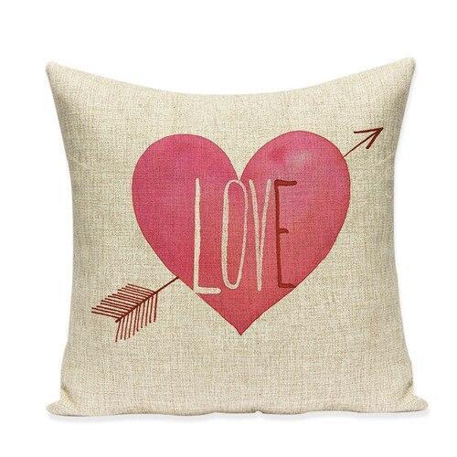 Coussin en Coeur Personnalisé | Housse Déco