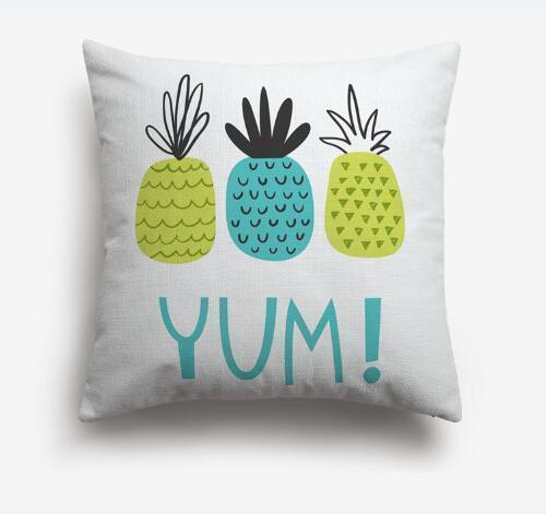 Coussin en Forme d'Ananas | Housse Déco