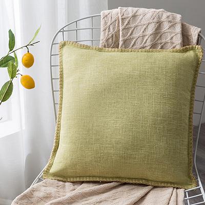 Coussin en lin Vert | Housse Déco