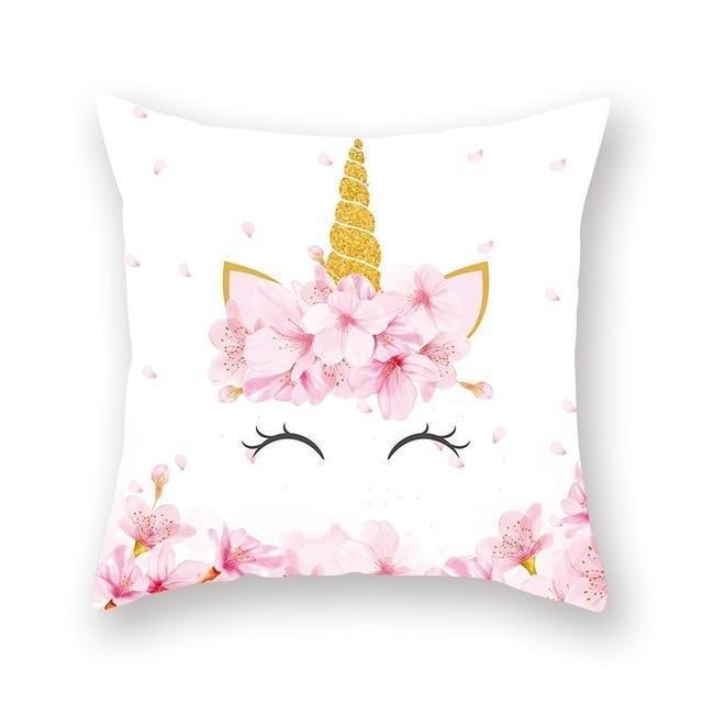 Coussin Fille Rose