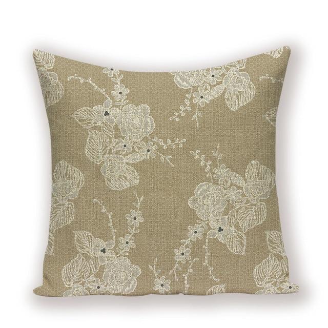 Coussin Fleur Bohème | Housse Déco