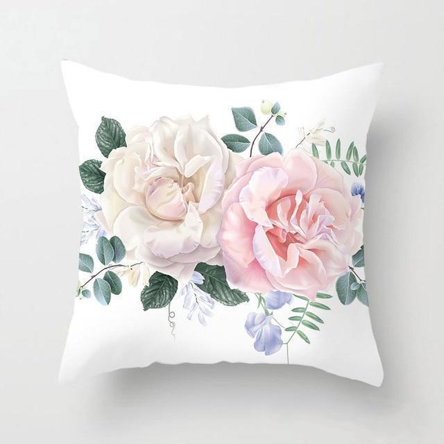 Coussin Fleur Salon | Housse Déco
