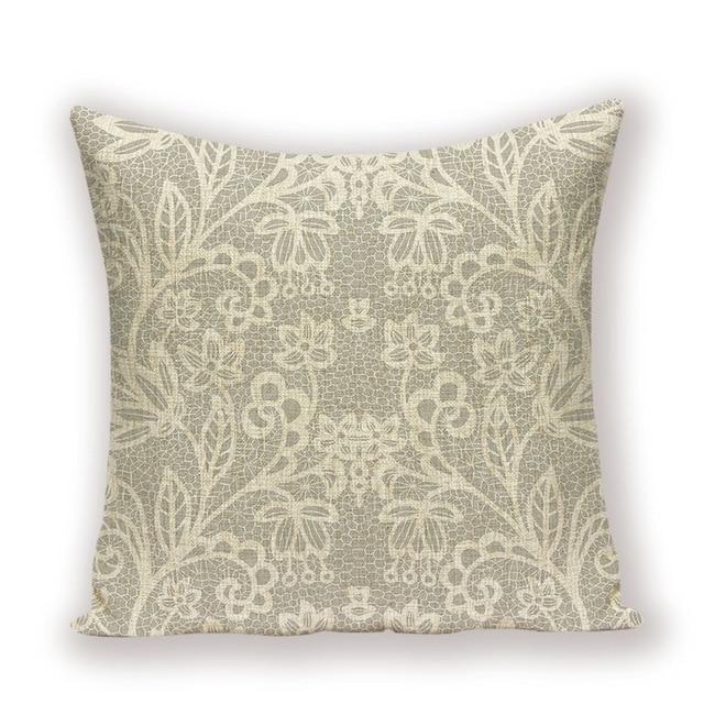 Coussin Fleuri Shabby | Housse Déco