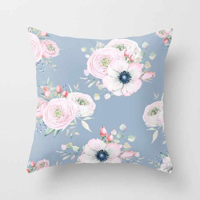 Coussin Fleurs en Tissu | Housse Déco