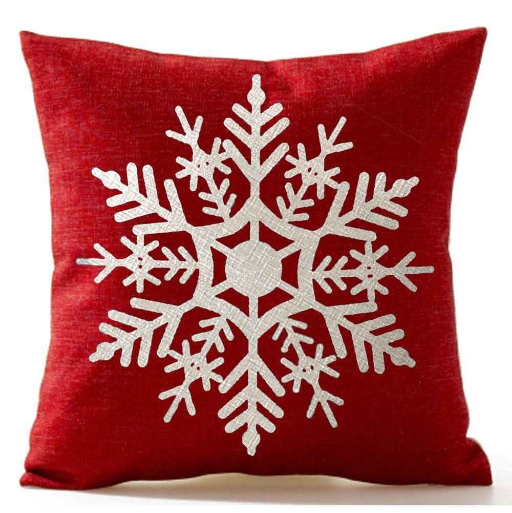 Coussin Flocon de Neige | Housse Déco
