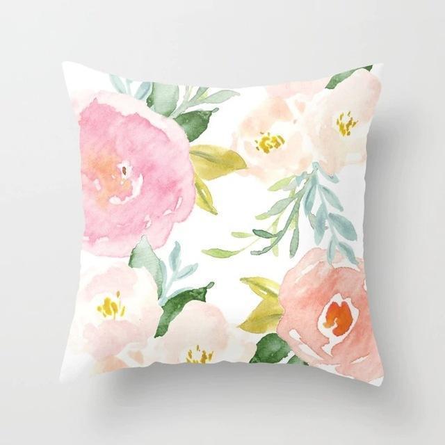 Coussin Forme Fleur Blanc | Housse Déco