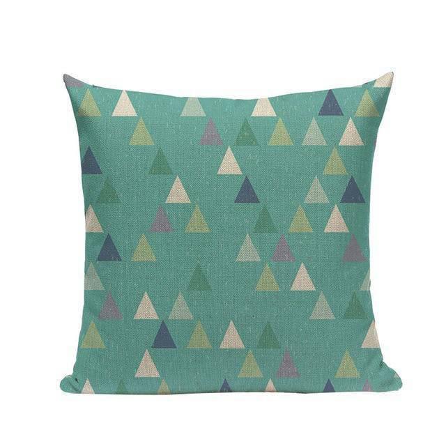 Coussin Geometrique bleu | Housse Déco