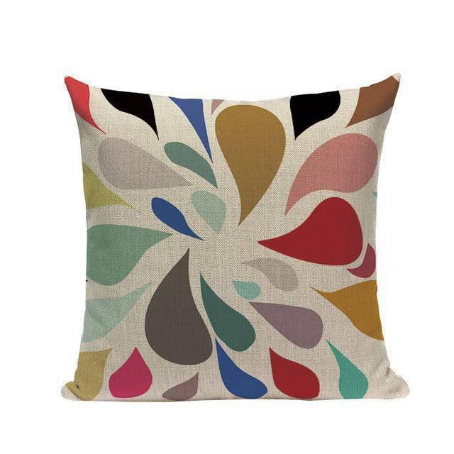 Coussin Géométrique Moderne | Housse Déco