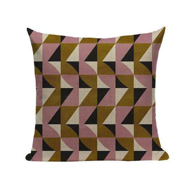 Coussin Géométrique Triangle | Housse Déco