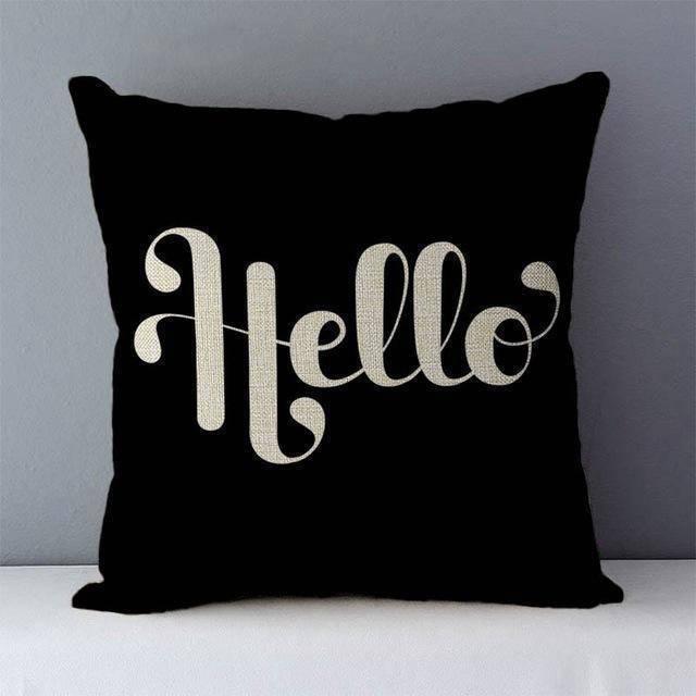 Coussin Hello | Housse Déco