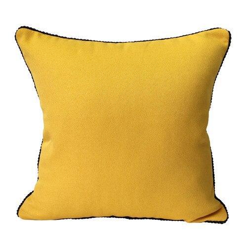 Coussin Jaune Citron | Housse Déco