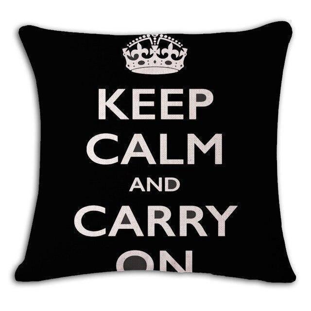 Coussin Keep Calm | Housse Déco