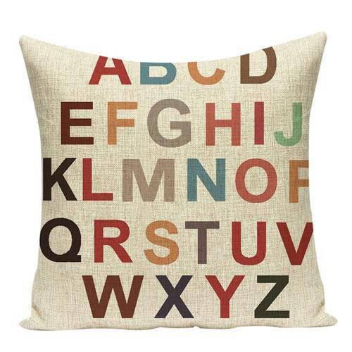 Coussin Lettre | Housse Déco