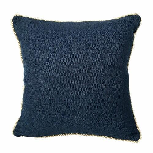 Coussin Lin Bleu Marine | Housse Déco