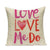 Coussin Love Rose | Housse Déco