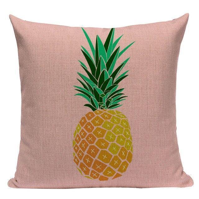 Coussin Motif Ananas | Housse Déco