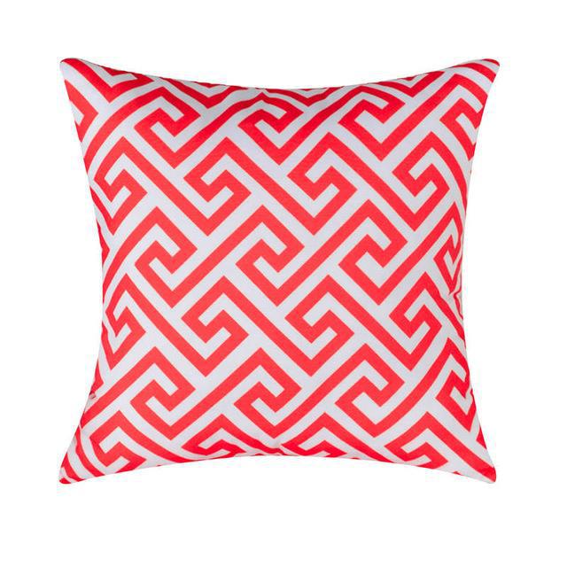 Coussin Motif Rouge | Housse Déco