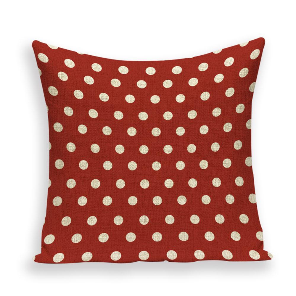 Coussin pour canapé Rouge | Housse Déco