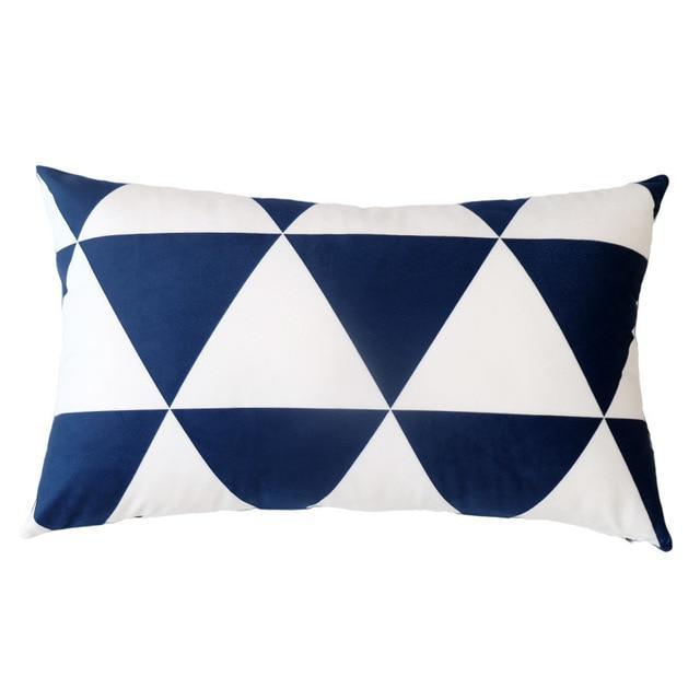 Coussin Rectangulaire Bleu Nuit | Housse Déco