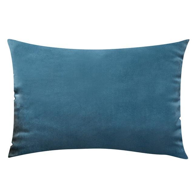 Coussin Rectangulaire Bleu Pétrole | Housse Déco