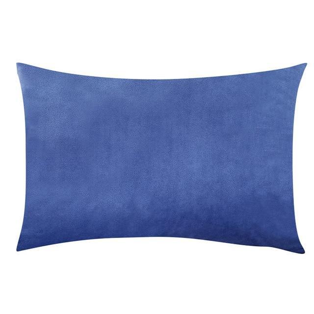 Coussin Rectangulaire Bleu | Housse Déco