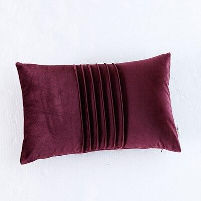 Ib Laursen Housse de coussin à fines rayures blanches et rouges Ib Laursen Housse de coussin à fines rayures blanches et rouges