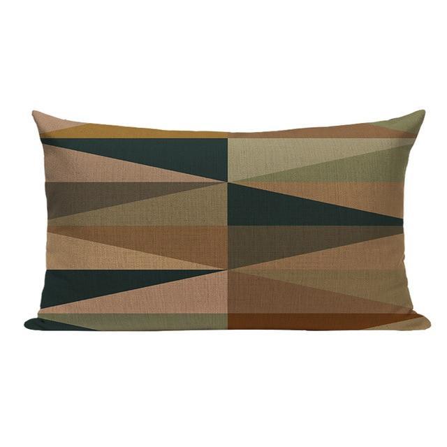 Coussin Rectangulaire Kaki | Housse Déco