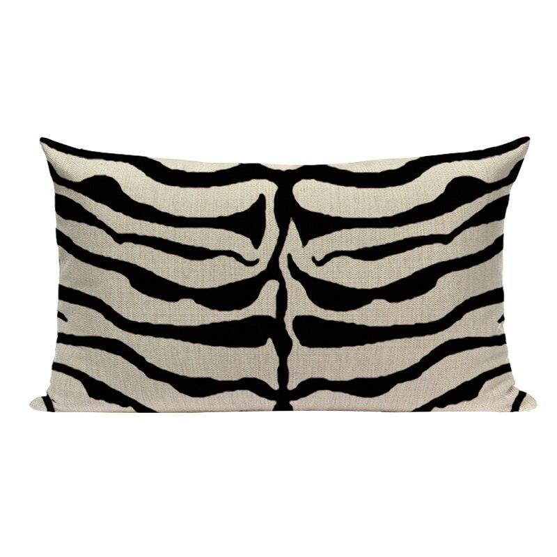 Coussin Rectangulaire Zèbre | Housse Déco