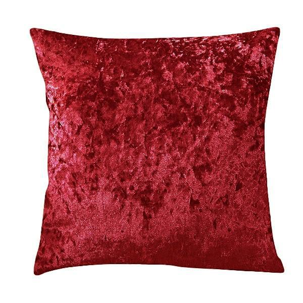 Coussin Rouge Brillant | Housse Déco