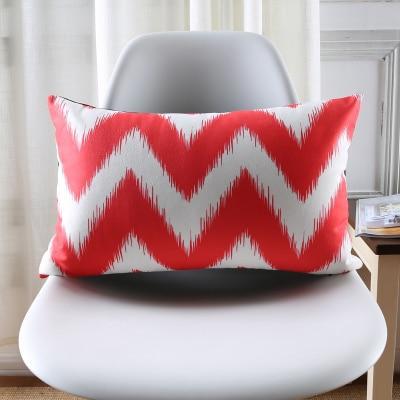 Coussin Rouge Rectangulaire | Housse Déco
