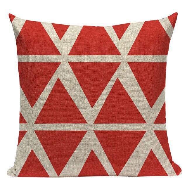 Coussin Scandinave Rouge | Housse Déco